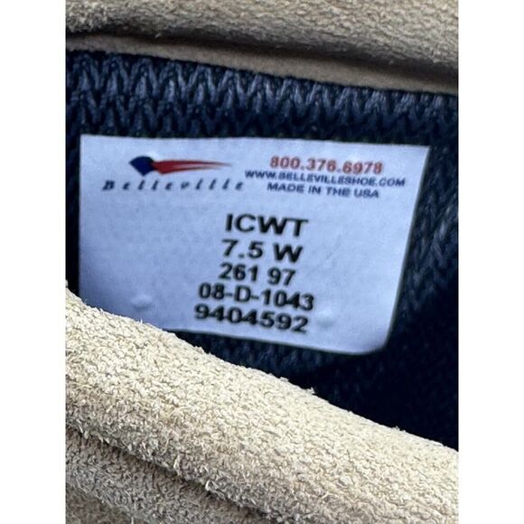 GORE-TEX BELLEVILLE‎ SAND TAN TACTICAL COMBAT ICWT COLD WEATHER BOOTS 7.5 WIDE main image 9